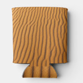 Orange Sand Dune: Abstrakte Textur Dosenkühler (Rückseite)