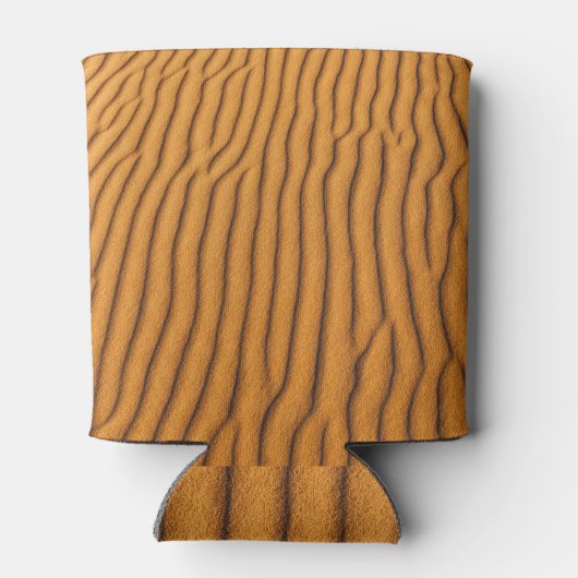 Orange Sand Dune: Abstrakte Textur Dosenkühler (Rückseite)