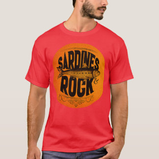 Orange Sardines Rock T-Shirt