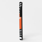 Orange Sassy Star Zebra BT iPhone 5 Fall Case-Mate iPhone Hülle (Hinten/Links)