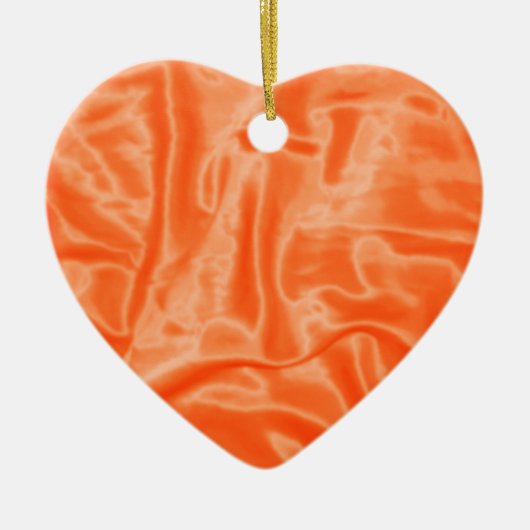 Orange Satin-Christmas Ornament (Vorne)
