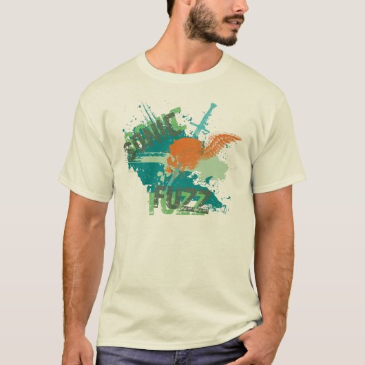 Orange Schädel T-Shirt (Vorderseite)