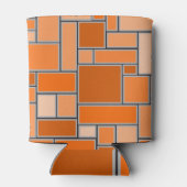 Orange-Schattierungen Dosenkühler (Rückseite)