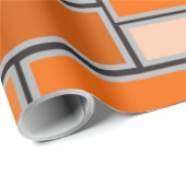 Orange-Schattierungen Geschenkpapier (Rolleneckpunkt)