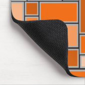 Orange-Schattierungen Mousepad (Ecke)