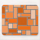 Orange-Schattierungen Mousepad (Vorne)