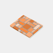 Orange-Schattierungen Post-it Klebezettel (angewinkelt)