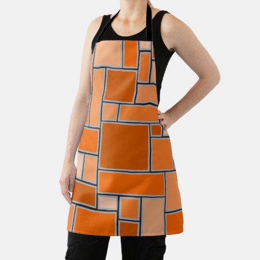 Orange-Schattierungen Schürze (InSitu)