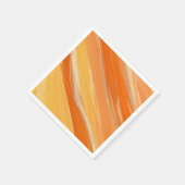 Orange-Schattierungen Serviette (Ecke)