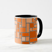 Orange-Schattierungen Tasse (VorderseiteRechts)