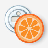 Orange Scheibe Flaschenöffner (Vorderseite)