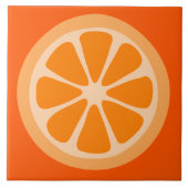 Orange Scheibe Fliese (Vorderseite)
