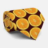 ORANGE SCHEIBE-KRAWATTE KRAWATTE (Gerollt)