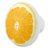 Orange Scheibe-Küchenschrank-Griff Keramikknauf (Rechts)