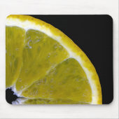 Orange Scheibe Mousepad (Vorne)