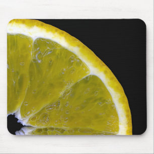 Orange Scheibe Mousepad