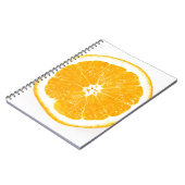 Orange Scheibe Notizblock (Linke Seite)