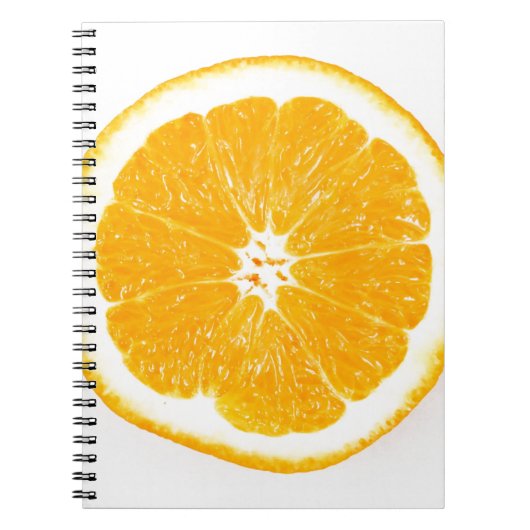 Orange Scheibe Notizblock (Vorderseite)