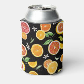 Orange-Scheiben 2 #pattern #trendy #style Dosenkühler (Kanne Rückseite)
