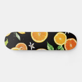 Orange-Scheiben 2 #pattern #trendy #style Skateboard (Horizontal)