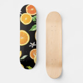 Orange-Scheiben 2 #pattern #trendy #style Skateboard (Vorderseite)
