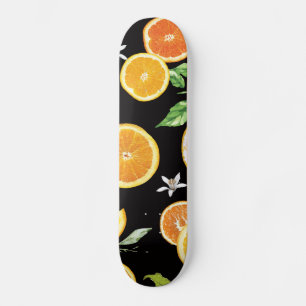 Orange-Scheiben 2 #pattern #trendy #style Skateboard