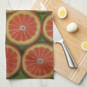 Orange Scheiben Küchentücher (Viertel Falte)