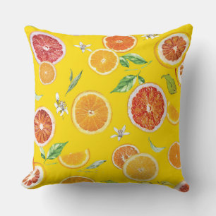 Orange-Scheiben #pattern #trendy #style Kissen