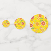 Orange-Scheiben #pattern #trendy #style Konfetti (Vorderseiten)