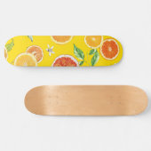 Orange-Scheiben #pattern #trendy #style Skateboard (Horizontal)