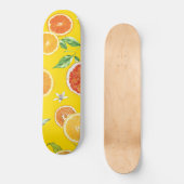 Orange-Scheiben #pattern #trendy #style Skateboard (Vorderseite)