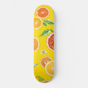 Orange-Scheiben #pattern #trendy #style Skateboard