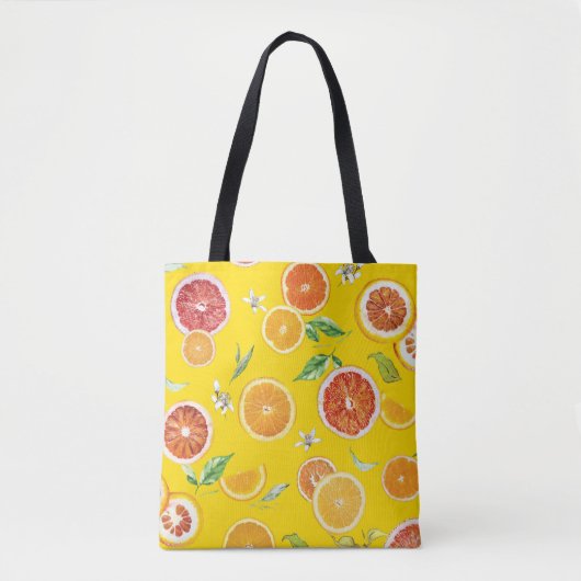 Orange-Scheiben #pattern #trendy #style Tasche (Vorderseite)