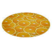 Orange Scheiben Schneidebrett (Ecke)