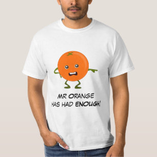 Orange: Schlechte Fruchtbande mit individualisierb T-Shirt