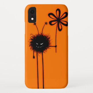 Orange schlechter Blumen-Wanzen-Charakter iPhone XR Hülle
