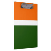 Orange Schlichte Farbblockgestaltung Klemmbrett (Rechts)