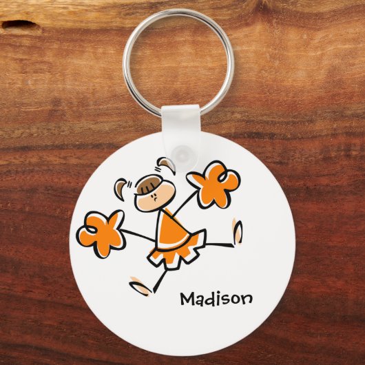 Orange Schlüsselanhänger (Vorderseite)