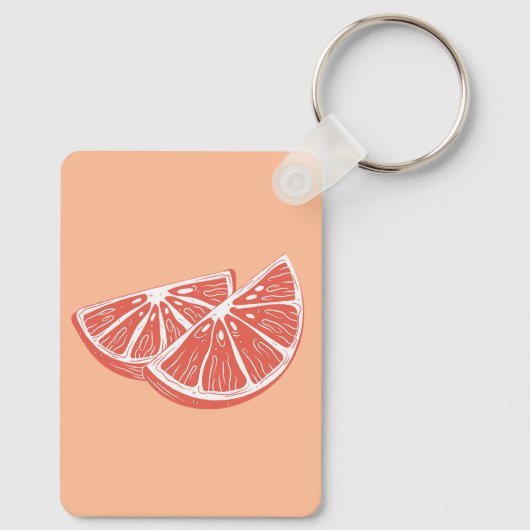 Orange Schlüsselanhänger (Rückseite)