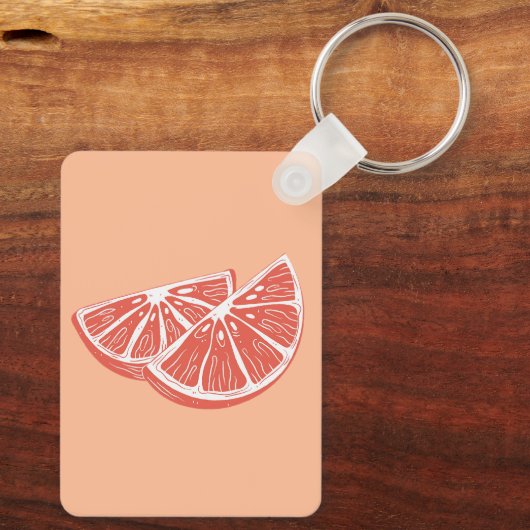 Orange Schlüsselanhänger (Rückseite)