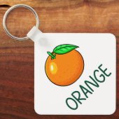 Orange Schlüsselanhänger (Vorderseite)