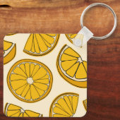 Orange Schlüsselkette Schlüsselanhänger (Rückseite)