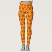 Orange Schmetterlinge, die Sie als Hintergrundfarb Leggings (Vorderseite)
