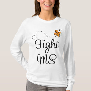 Orange Schmetterlings-Kampf Mitgliedstaat-T-Shirt T-Shirt