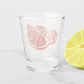 Orange Schnapsglas (Rückseite)