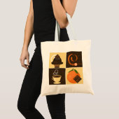 Orange Schokoladen-Tasche Tragetasche (Vorderseite (Produkt))
