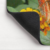 Orange Schönheit Mousepad (Ecke)