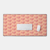 Orange Schreibtischunterlage (Tastatur & Maus)