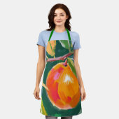 Orange Schürze (Getragen)