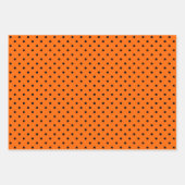 Orange/Schwarz-Muster-Set zum Umblättern von Papie Geschenkpapier Set (Vorderseite 2)